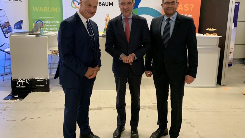 V.l.n.r.: Klaus Nussbaum, Prof. Dr. Stephan Harbarth, Timo Bechtold. | © Foto: NM