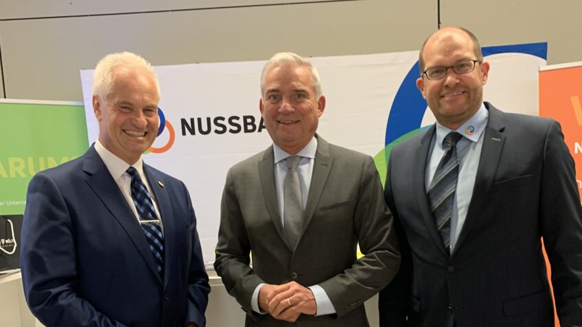 V.l.n.r.: Klaus Nussbaum, Thomas Strobel, Timo Bechtold. | © Foto: NM