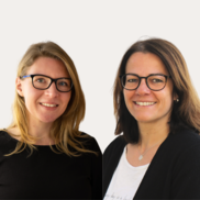Ausbildungsbetreuung, Ausbildung, Nussbaum Medien Portraits der beiden Ausbildungsbetreuerinnen Alexandra Liebl (links) und Alexandra Borel (rechts).