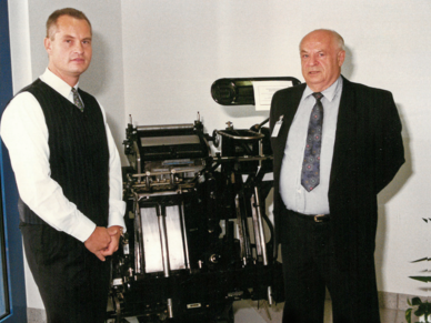 Klaus Nussbaum und Gründer Oswald Nussbaum.
